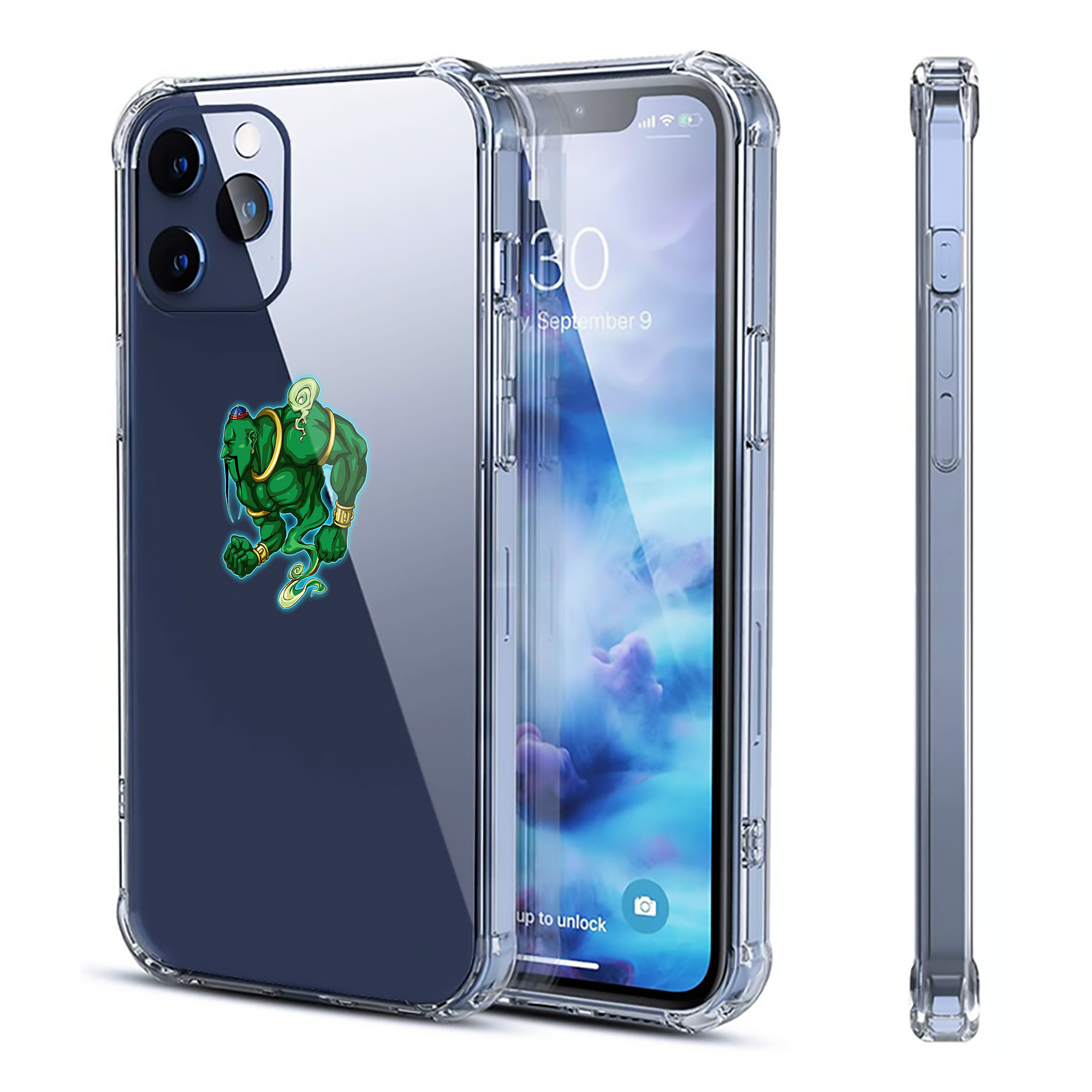 （画像用） 遊☆戯☆王 Yu-Gi-Oh! 【iPhone 12シリーズ対応】透明スマホケース（クリアソフトケース）